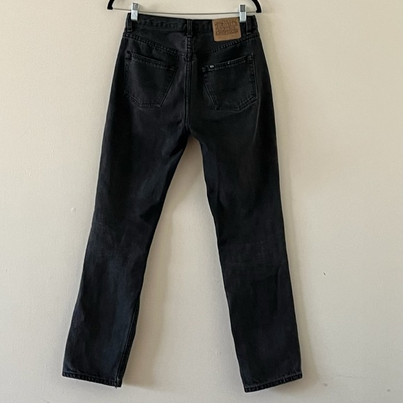 Washed Denim Straight Leg Jeans - Picture 2 of 2